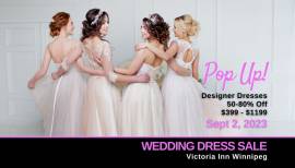 Pop-Up Wedding Dress Sale Winnipeg